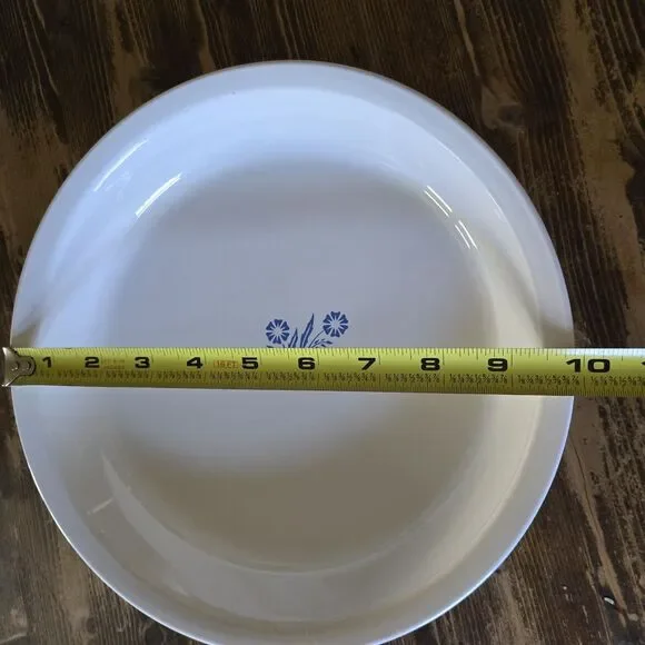 Corning Ware Cornflower Blue P 309 B 9 Inch Pie Plate Pan - Picture 6 of 8